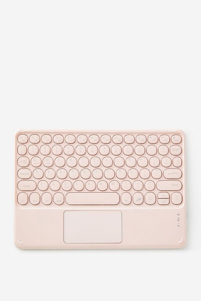 Wireless Keyboard With Touchpad, BALLET BLUSH