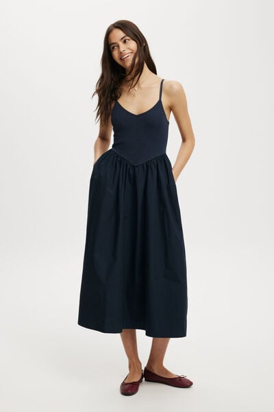 Romee Maxi Dress, NAVY