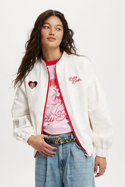 Lcn Betty Boop Jacket, LCN BBP BETTY BOOP/ MARSHMALLOW