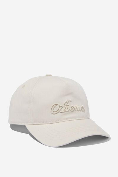 5 Panel Hat, OFF WHITE/AVENUE