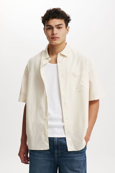 Relaxo Short Sleeve Shirt, CREAM