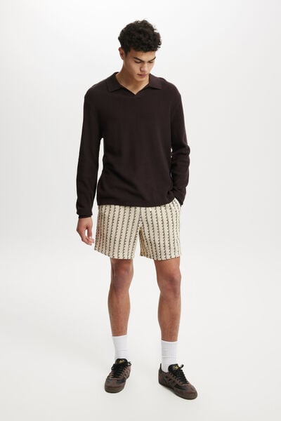 Easy Short, NATURAL RESORT STRIPE