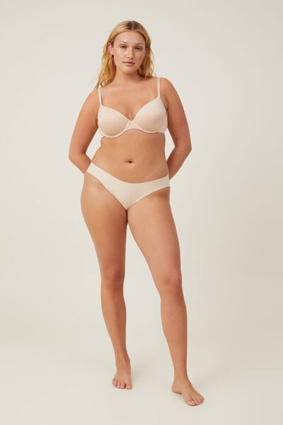 Party Pants Seamless Bikini Brief, FRAPPE